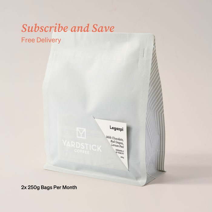 Subscription: Legazpi (2x 250g or 1x 1kg Coffee)