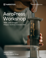AeroPress Workshop with PHAC 2024 Champion John Enopia